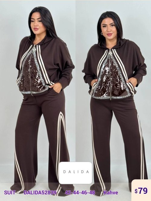 Костюмы и комплекты DALIDA (Brown, модель DALIDA52839) оптом