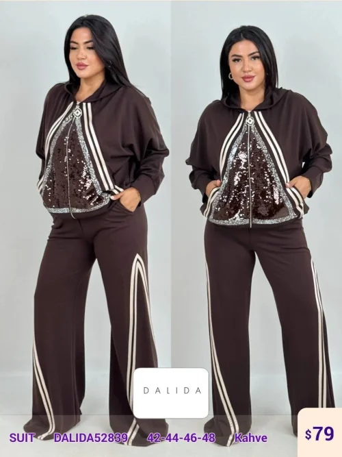 Костюмы и комплекты DALIDA (Brown, модель DALIDA52839) оптом