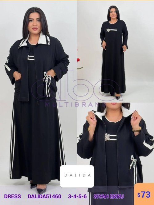 Платье DALIDA (Черный, модель DALIDA51460) оптом