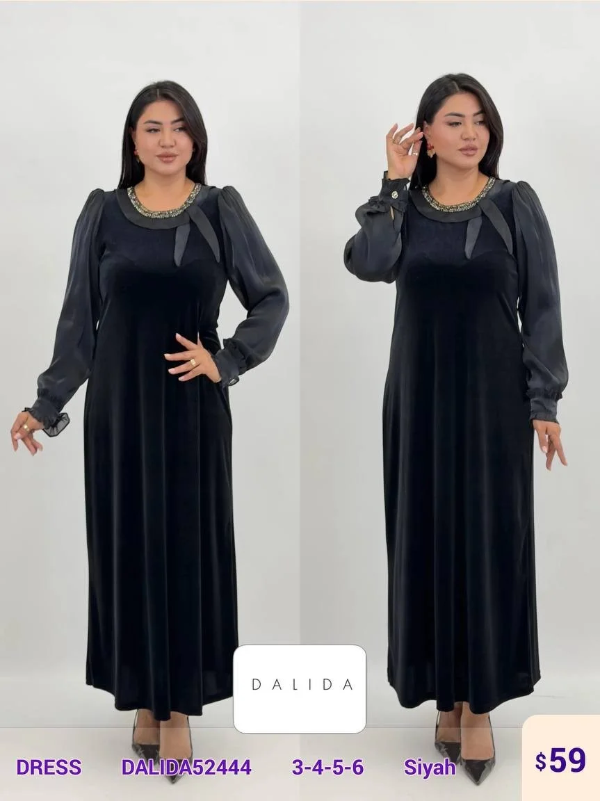 Платье DALIDA (Black, модель DALIDA52444) оптом