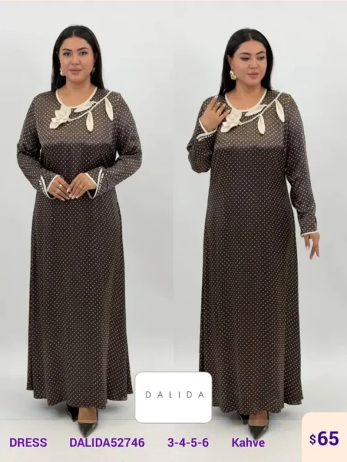 Платье DALIDA (Brown, модель DALIDA52746) оптом