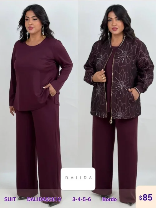 Костюмы и комплекты DALIDA (Burgundy, модель DALIDA52610) оптом