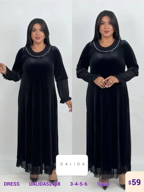 Платье DALIDA (Black, модель DALIDA52408) оптом