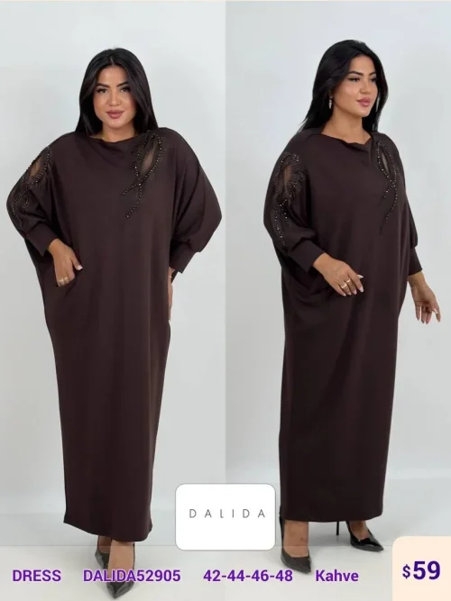 Платье DALIDA (Brown, модель DALIDA52905) оптом