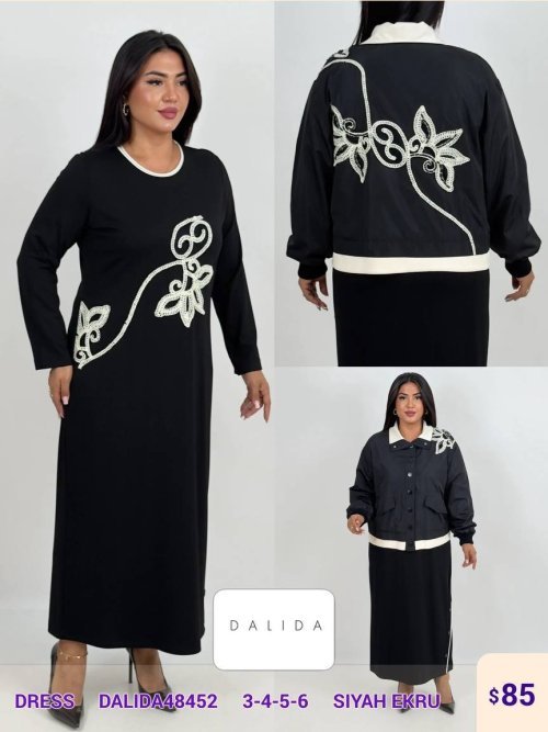 Платье DALIDA (Black, модель DALIDA48452) оптом