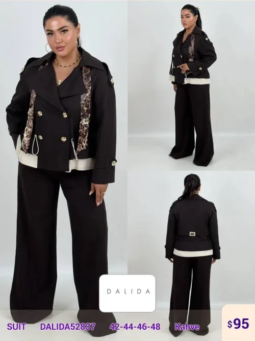 Костюмы и комплекты DALIDA (Brown, модель DALIDA52837) оптом