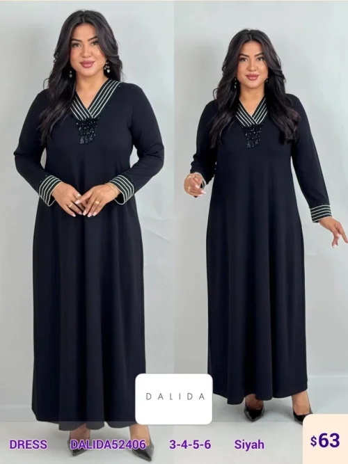 Платье DALIDA (Черный, модель DALIDA52406) оптом