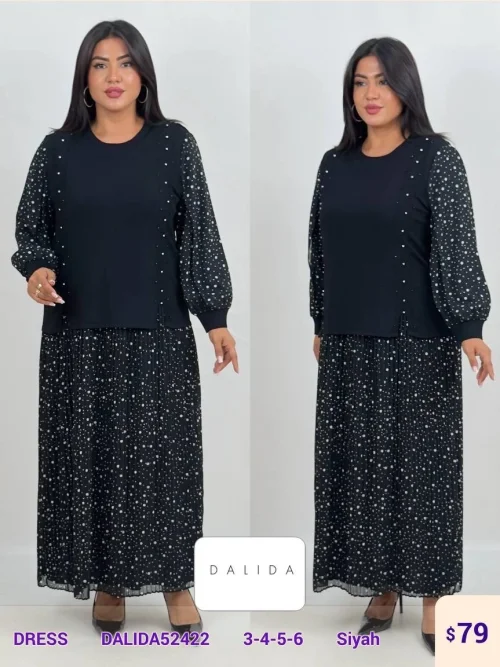 Платье DALIDA (Black, модель DALIDA52422) оптом