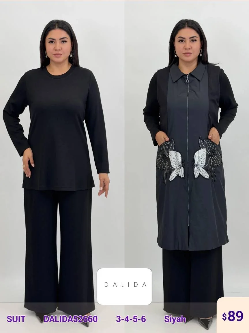 Костюмы и комплекты DALIDA (Black, модель DALIDA52660) оптом