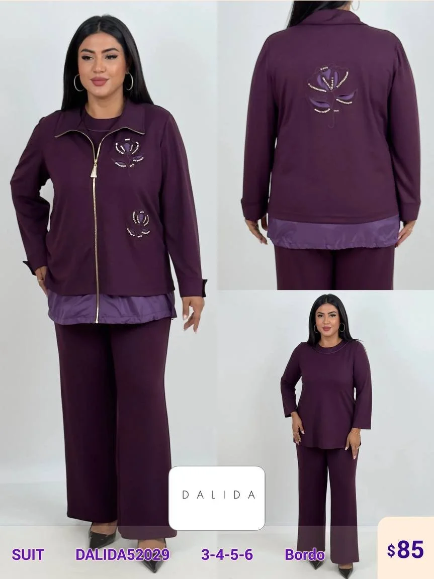 Костюмы и комплекты DALIDA (Burgundy, модель DALIDA52029) оптом