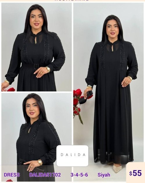 Платье DALIDA (Black, модель DALIDA51702) оптом