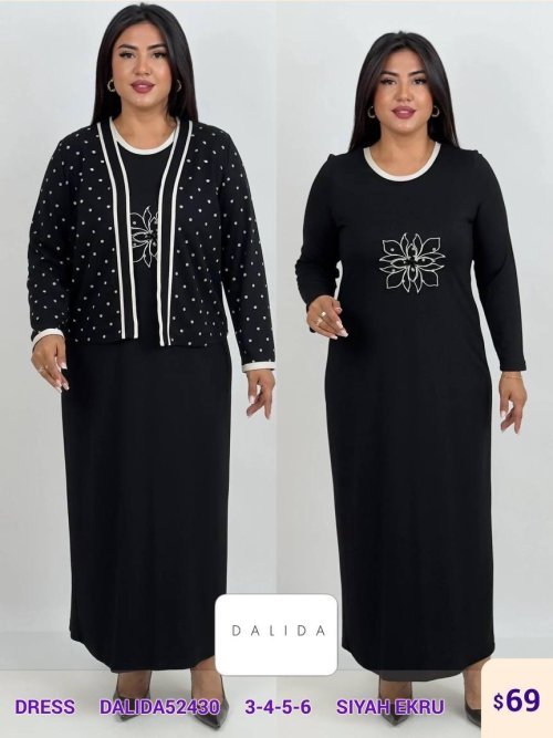 Платье DALIDA (Black, модель DALIDA52430) оптом