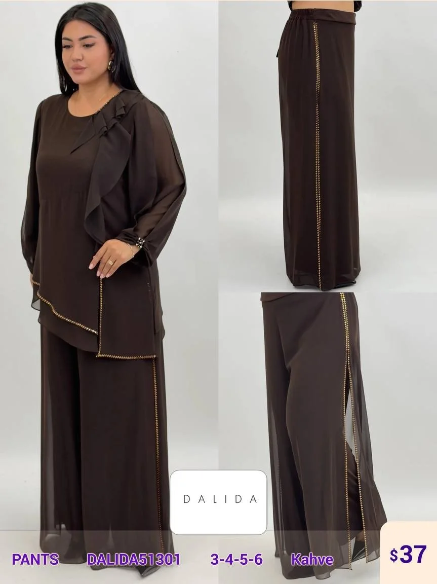 Брюки DALIDA (Brown, модель DALIDA51301) оптом