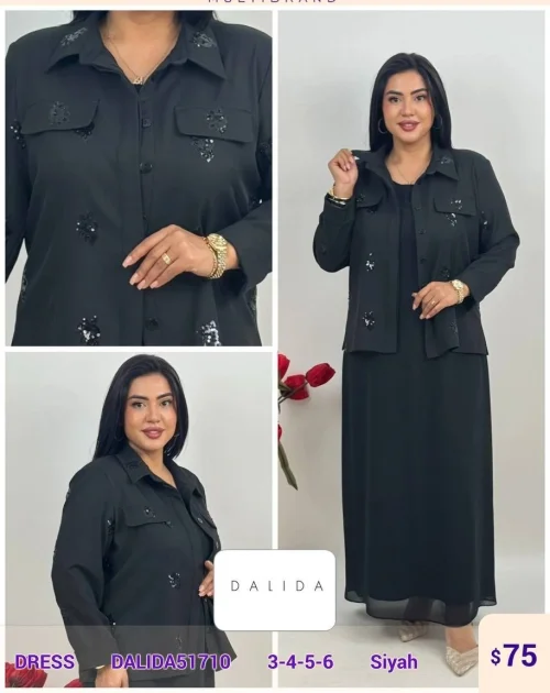 Платье DALIDA (Black, модель DALIDA51710) оптом