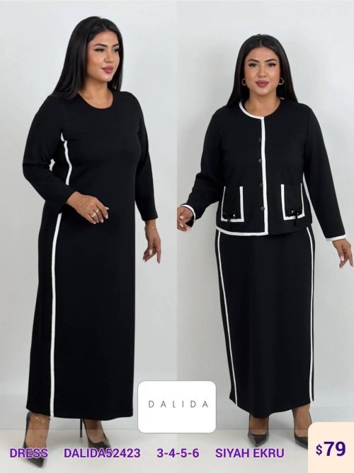 Платье DALIDA (Black, модель DALIDA52423) оптом
