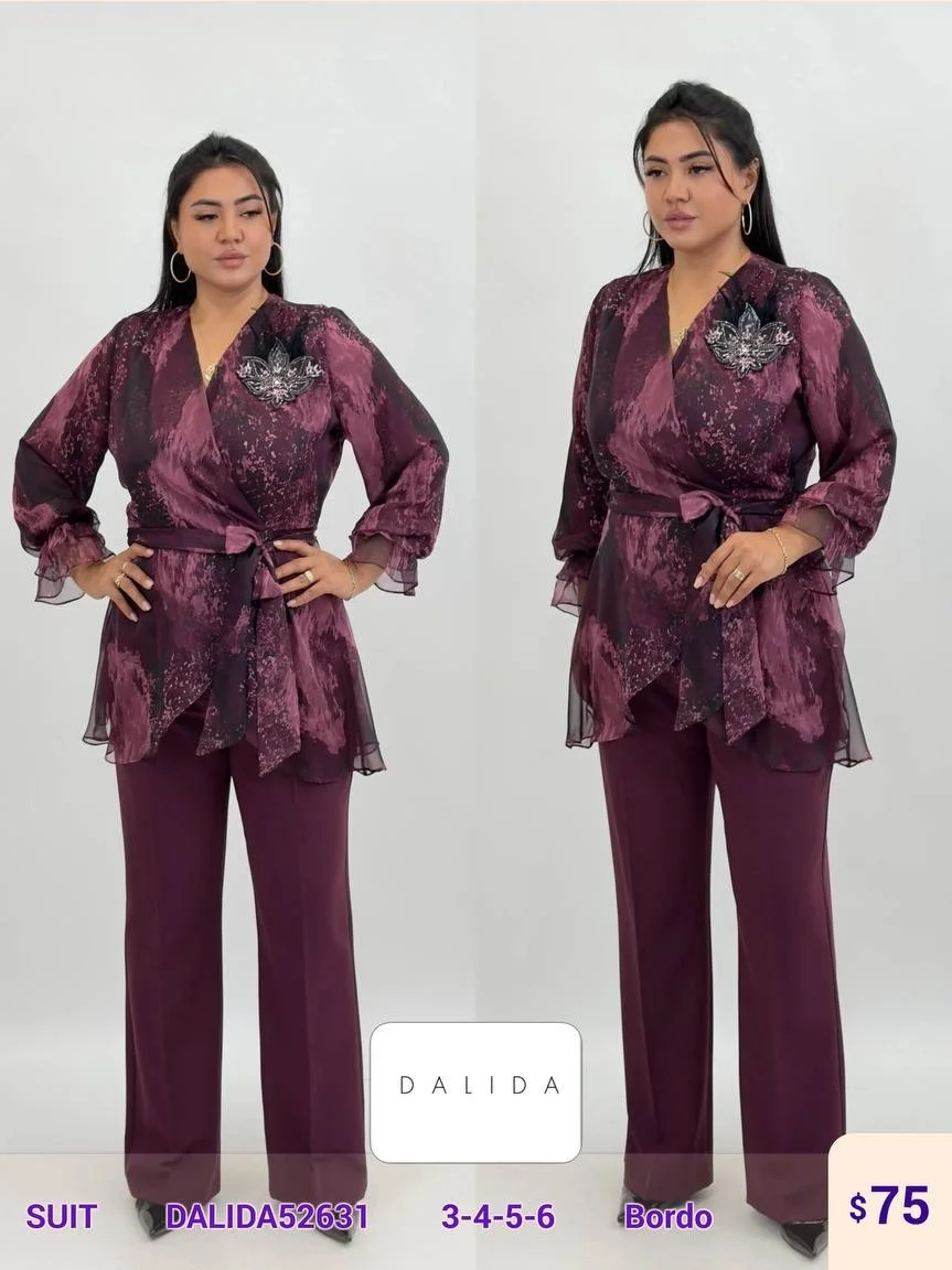 Костюмы и комплекты DALIDA (Burgundy, модель DALIDA52631) оптом