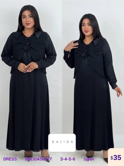 Платье DALIDA (Black, модель DALIDA50777) оптом