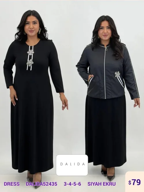 Платье DALIDA (Black, модель DALIDA52435) оптом