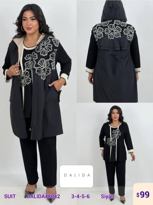 Костюмы и комплекты DALIDA (Black, модель DALIDA48042) оптом