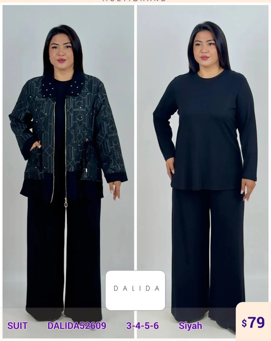Костюмы и комплекты DALIDA (Black, модель DALIDA52609) оптом