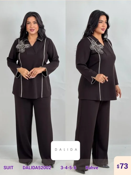 Костюмы и комплекты DALIDA (Коричневый, модель DALIDA52002) оптом