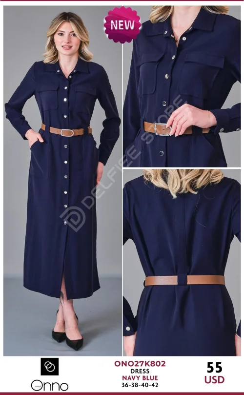 Платье DEVATEX (Navy, модель ONO27K802) оптом