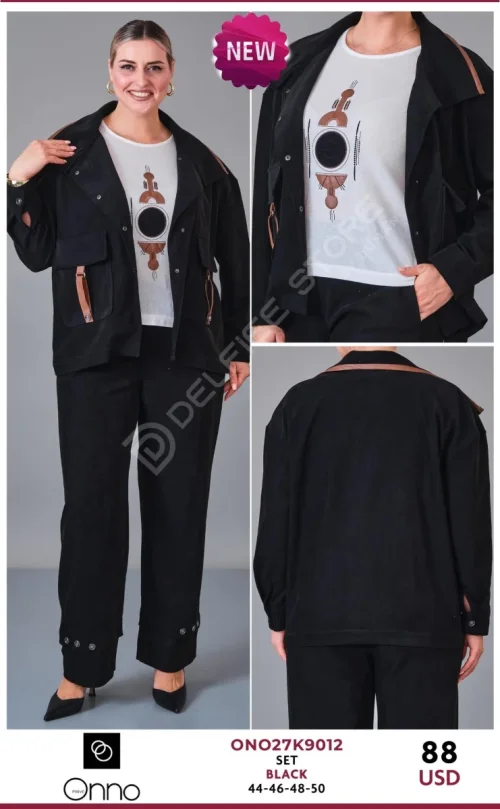 Костюмы и комплекты DEVATEX (Black, модель ONO27K9012) оптом