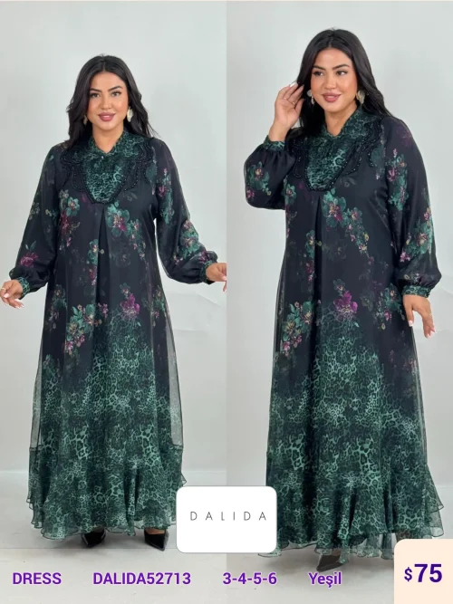 Платье DIAGONAL (Green, модель DALIDA52713) оптом