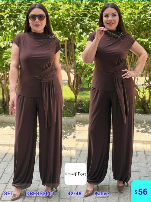 Комплект DIAGONAL (Коричневый, модель DRESS3601) оптом