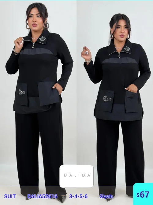 Костюмы и комплекты DIAGONAL (Black, модель DALIA52616) оптом