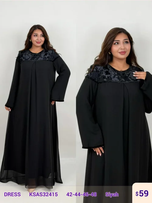 Платье DIAGONAL (Black, модель KSAS32415) оптом