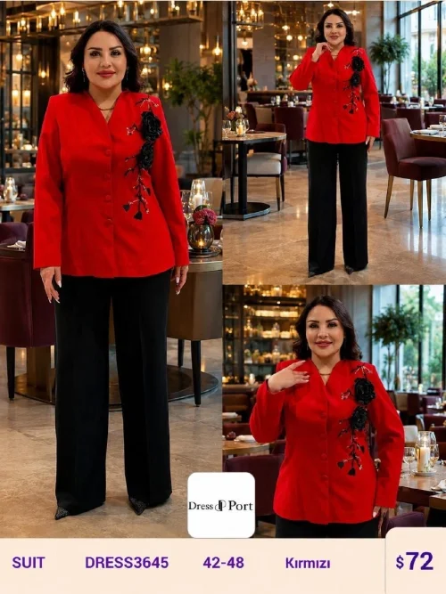 Костюмы и комплекты DIAGONAL (Red, модель DRESS3645) оптом