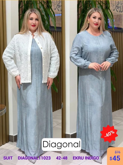 Костюм DIAGONAL (Темно-синий, модель DIAGONAL11023) оптом