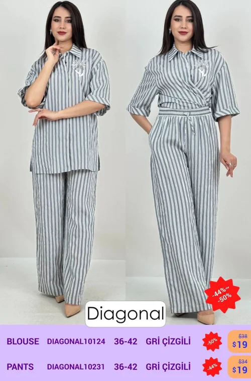 Блузка DIAGONAL (модель DIAGONAL10124) оптом