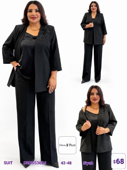 Костюмы и комплекты DIAGONAL (Black, модель DRESS3624) оптом