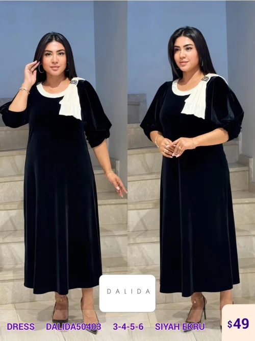 Платье DIAGONAL (Black, модель DALIDA50403) оптом
