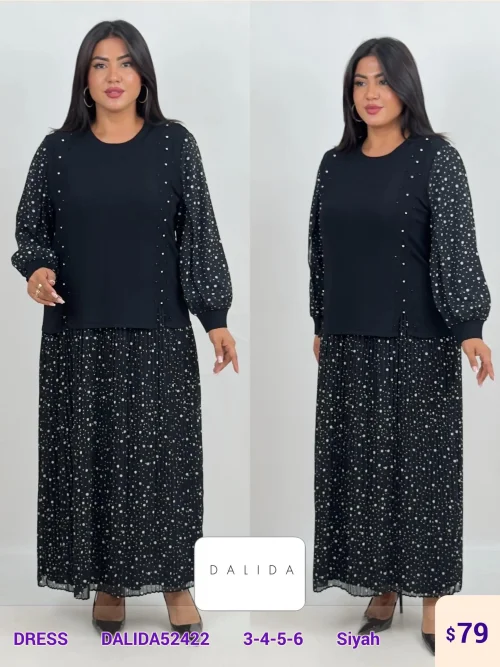 Платье DIAGONAL (Black, модель DALIDA52422) оптом