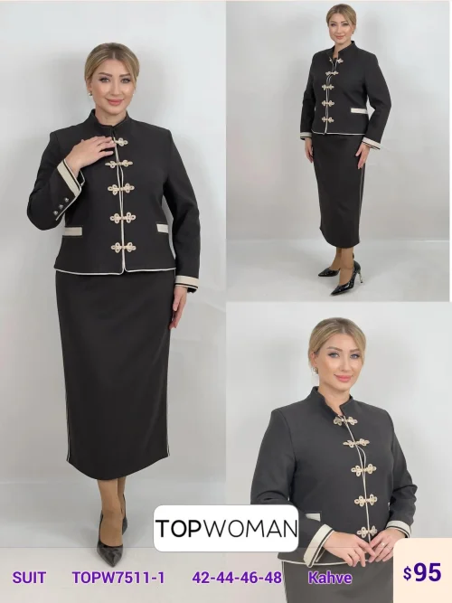 Костюмы и комплекты DIAGONAL (Brown, модель TOPW7511-1) оптом