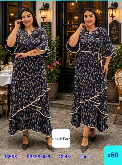 Платье DIAGONAL (Navy, модель DRESS5809) оптом