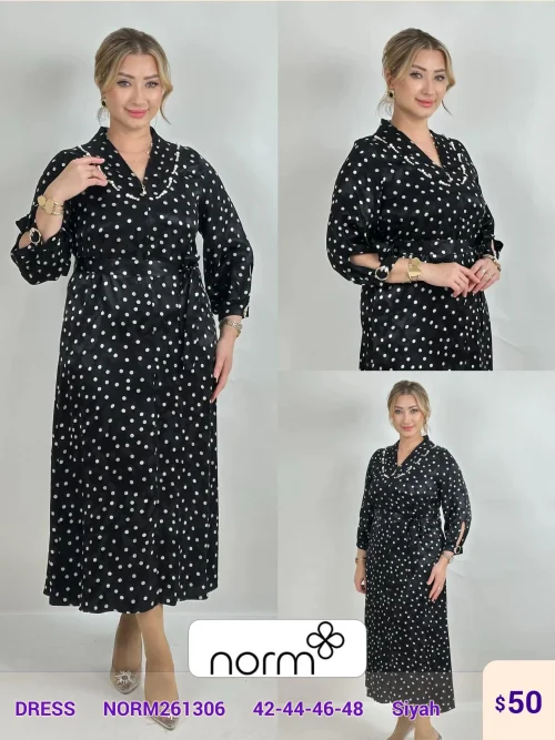 Платье DIAGONAL (Black, модель NORM261306) оптом
