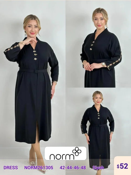 Платье DIAGONAL (Black, модель NORM261305) оптом