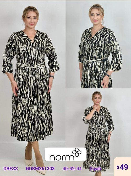 Платье DIAGONAL (Black, модель NORM261308) оптом