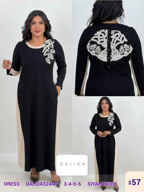 Платье DIAGONAL (Black, модель DALIDA52448) оптом