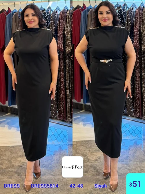 Платье DIAGONAL (Black, модель DRESS5814) оптом