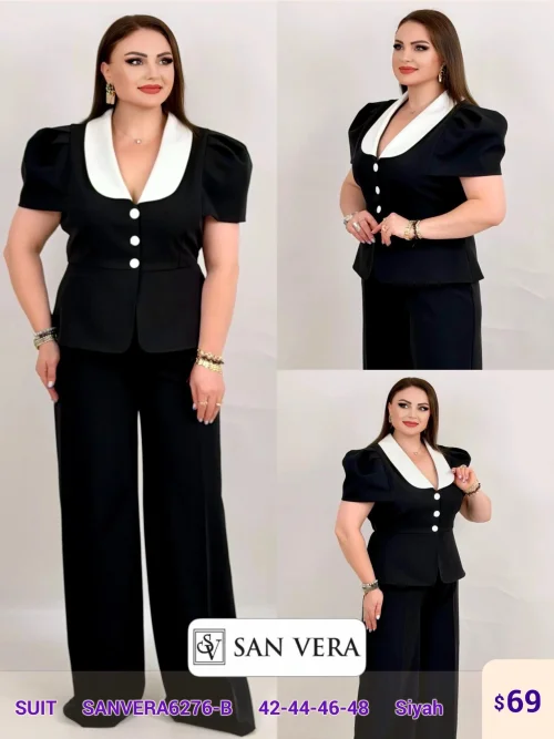 Костюмы и комплекты DIAGONAL (Black, модель SANVERA6276-B) оптом