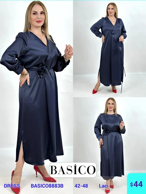 Платье DIAGONAL (Navy, модель BASICO8883B) оптом