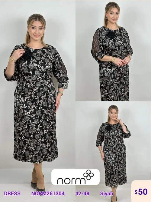 Платье DIAGONAL (Black, модель NORM261304) оптом