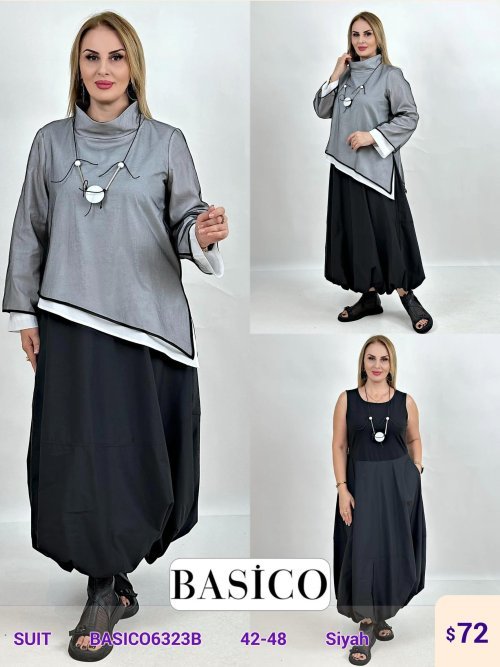 Костюмы и комплекты DIAGONAL (Black, модель BASIC06323B) оптом