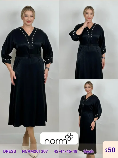 Платье DIAGONAL (Black, модель NORM261307) оптом