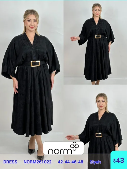 Платье DIAGONAL (Black, модель NORM261022) оптом